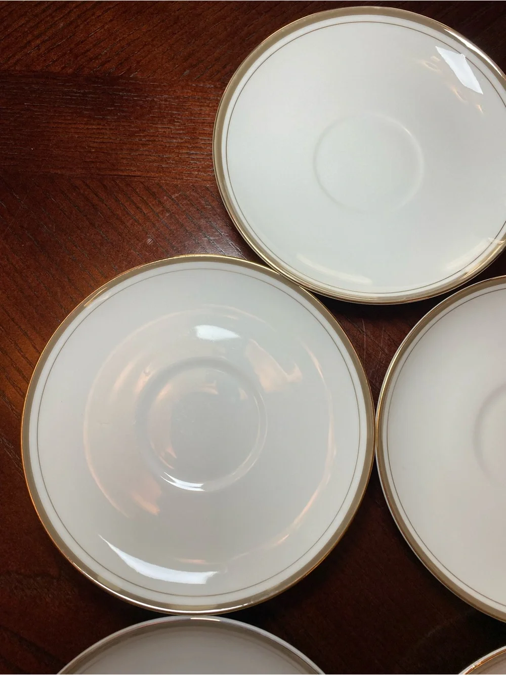 Royalton China Co Translucent Porcelain Fine China Set of 5 Saucers